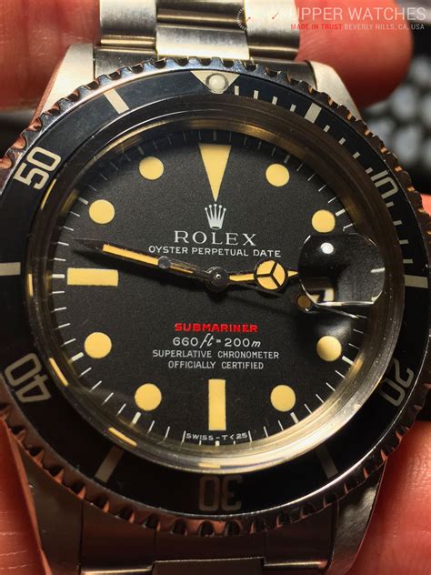 rolex red submariner dial|rolex submariner with red letters.